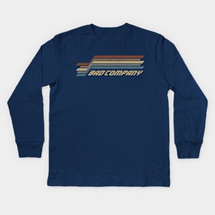 Bad Company Stripes Kids Long Sleeve T-Shirt